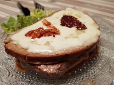 Croque-monsieur à l'agneau le RASTEOU